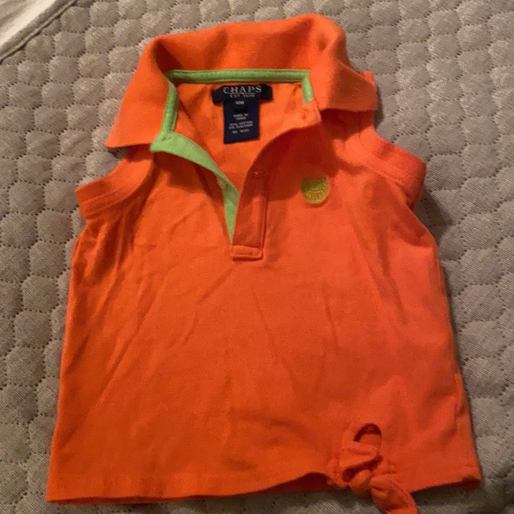 Baby girl Chaps polo size 12 months